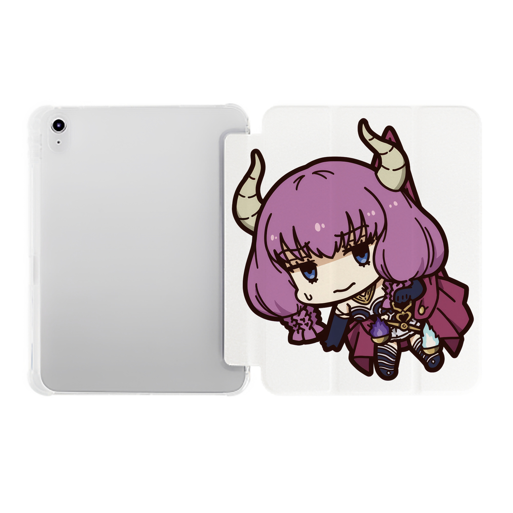 （画像用） 葬送のフリーレン Frieren IPad ケース ペン収納付き 三つ折りスタンド PUレザー×シリコン 対応機種9.5/10.5/10.9インチ